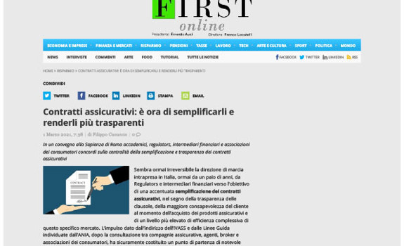 First
